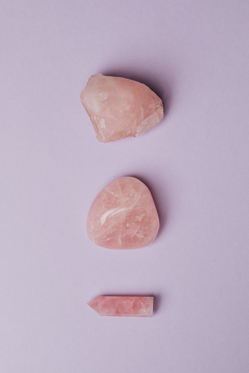 photo of rose quartz - crystals for luck and success